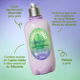 Loção Desodorante Corporal Capim-Limão Alfazema 250ml